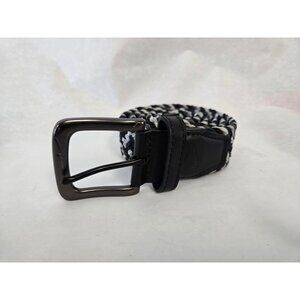 Nike Golf G-Flex Stretch Woven Belt Blue Black Gray Size L/XL Casual Links